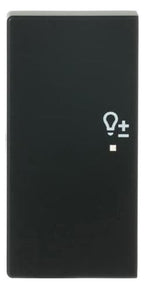 BJ 6234-21-885 Wippe/L 2f Dimmer schwarz matt Busch-free@home future linear