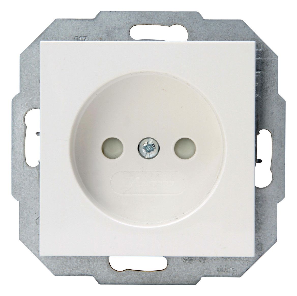 Kopp 948629004 HK07 Steckdose o.Schuko erh.Ber.schutz reinweiß