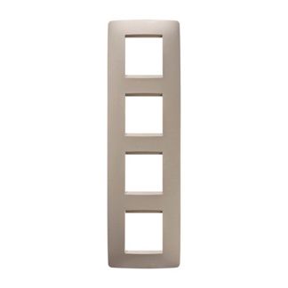 GEWISS GW16129TC Abdeckrahmen ONE International 2+2+2+2M vert. Hanf