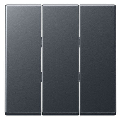 Jung A593BFANM Wippe f.3fach Schalter anthrazit matt