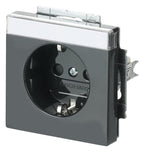 BJ 20 EUCNB-885 SCHUKO Steckdosen Einsatz schwarz matt future linear