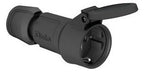 Bals 749209 Schuko-Kupplung 16A 3p IP54 schwarz belg./franz. erh.Ber.schutz