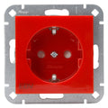 Kopp 940012004 HK07 Schuko Steckdose erh Ber.schutz Aufdruck "EDV" rot