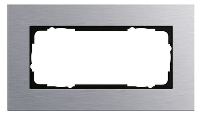 GIRA 100217 Abdeckrahmen 2f o.Mittelsteg Esprit Aluminium (eloxiert)