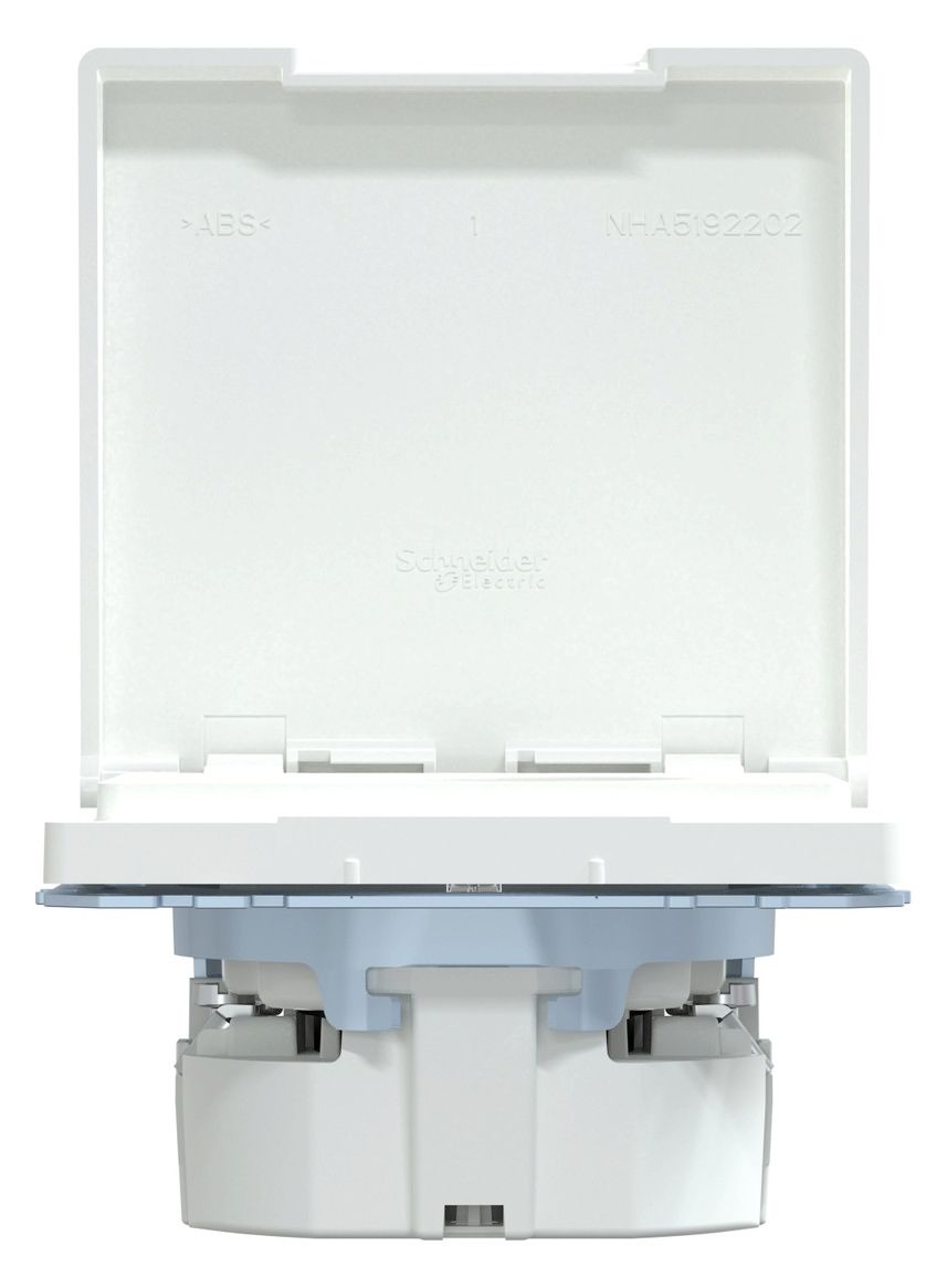 Mert MEG 2314-6035 SCHUKO-Steckdose m.Klappdeckel IP44 BRS StK Lotosweiß