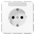 Jung CD1520NAWW SCHUKO Steckdose Schriftfeld alpinweiß