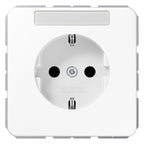 Jung CD1520NAWW SCHUKO Steckdose Schriftfeld alpinweiß