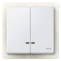 Mert MEG 3424-0419 Doppelwippe m.Ko.- fenster IP44 polarweiß System M
