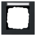 GIRA 109109 Abdeckrahmen 1fach BSF E2 Schwarz matt
