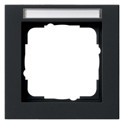 GIRA 109109 Abdeckrahmen 1fach BSF E2 Schwarz matt
