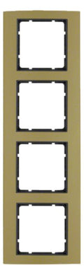Berker 10143016 Rahmen 4fach B.3 Alu gold/anthrazit