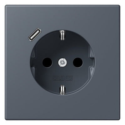 Jung LC1520-18C262 SCHUKO-Steckd.m.USB Typ C LC4320U