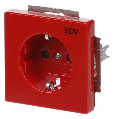 BJ 20 EUCKS/DV-12-82- SCHUKO Steckdosen-Einsatz rt RAL3020 future