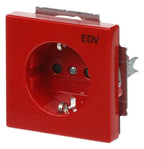 BJ 20 EUCKS/DV-12-82- SCHUKO Steckdosen-Einsatz rt RAL3020 future