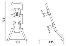 GEWISS GW68431 Trag-/Standrahmen f.Q-DIN10 Steckdosenkombination