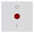 Kopp 491972004 HK07 Flächenwippe 2P m.Linse rot reinweiß