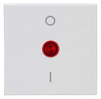 Kopp 491972004 HK07 Flächenwippe 2P m.Linse rot reinweiß