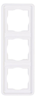 Kopp 302502077 STANDARD Abdeckrahmen 3f senk u.waager arktisweiß