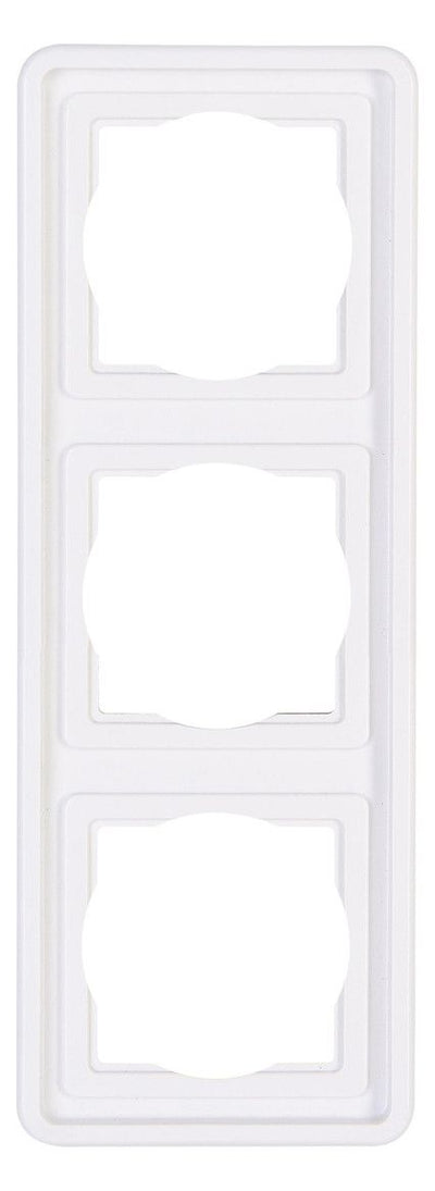 Kopp 302502077 STANDARD Abdeckrahmen 3f senk u.waager arktisweiß