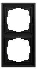 GIRA 021284 Abdeckrahmen 2f Gira F300 Schwarz m(lack.)