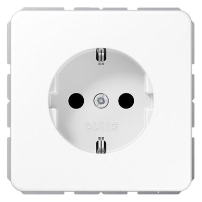 Jung CD1520NBFWW SCHUKO Steckdose o.Kralle bruchsicher alpinweiß