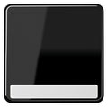 Jung CD590NASW Wippe Schriftfeld schwarz
