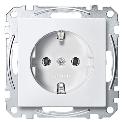 Mert MEG 2401-0619 SCHUKO-Steckdose SK polarweiß System M