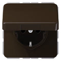 Jung CD 1521 BFKL BR SCHUKO®-Steckdose 16 A 250V ~ Schraubklemmen Klappdeckel