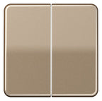 Jung CD595GB Wippe Serienschalter gold-bronze
