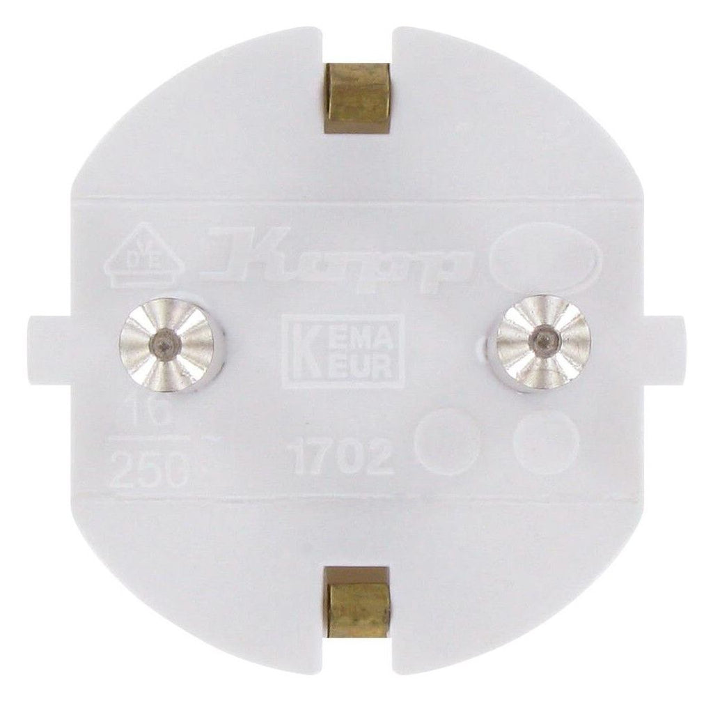 Kopp 170201009 Kunststoff Schuko Stecker einteiliges Gehäuse bruchfest zentrale