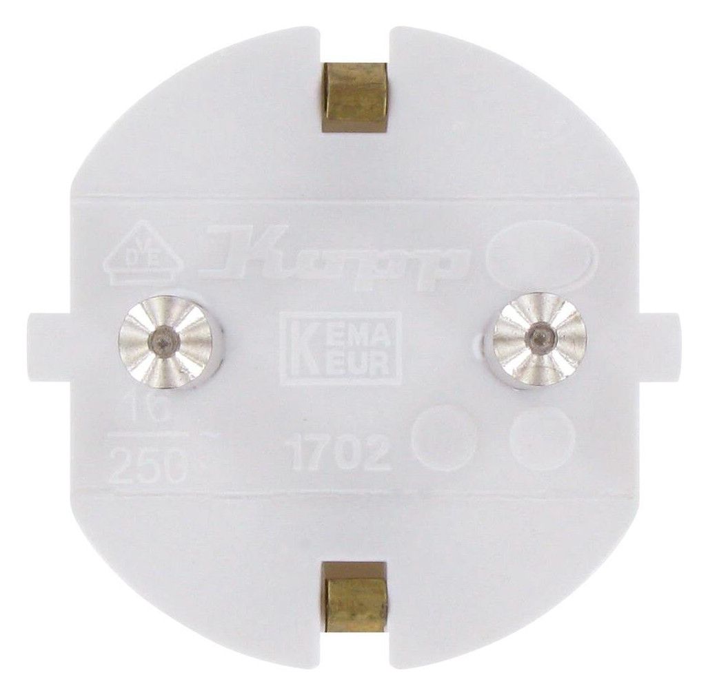 Kopp 170201009 Kunststoff Schuko Stecker einteiliges Gehäuse bruchfest zentrale