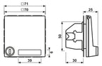 Jung AL 1520 NAKLSL SCHUKO-Steckdose 16A 250V Berührungs.- schutz Klappd.SF