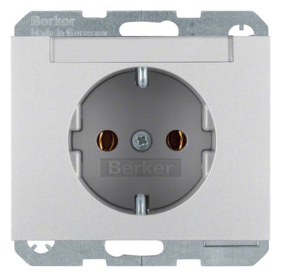 Berker 47397003 Steckdose SCHUKO m.B-feld K.5 Alu