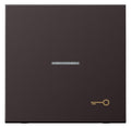 Jung AL2990KO5TD Wippe Symbol Tür m.Lichtleiter LS Aluminium dark