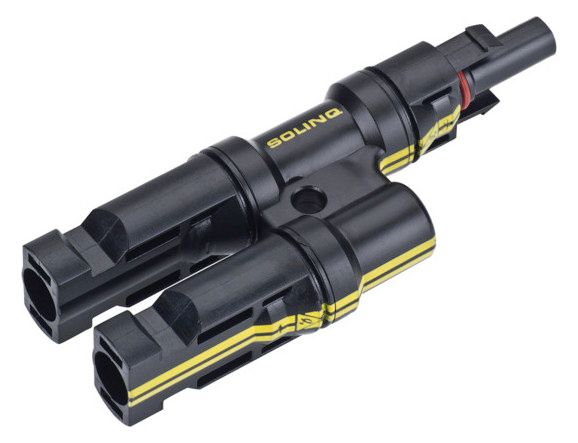 Cimco 180005 Photovoltaik MC4-Y Verteiler MMF=1xfemale Eingang 2xmale