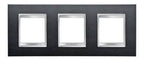 GEWISS GW16226VA Abdeckrahmen LUX International 2+2+2M horiz. Schiefer