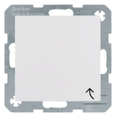 Berker 47518989 Steckdose SCHUKO+Klappd. S.1 polarweiß glänzend