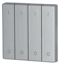 EATON CWIZ-04/43 Wippe 4fach silber glänzend 1/0 173002