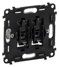 Legrand 752008 Doppelwechselschalter (SL) 10AX bel. m.2LEDs Valena IN’MATIC