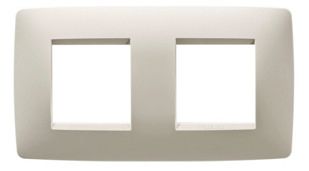 GEWISS GW16123TI Abdeckrahmen ONE International 2+2M horiz. Elfenbein