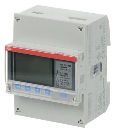 ABB A41 111-100 Wechselstromzähler Stahl, 1Ph, Direktanschluss 80A