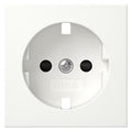 GIRA 492127 Abdeckung SCHUKO-Steckdose m.Shutter System 55 Reinweiß seidenmatt