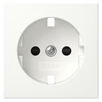 GIRA 492127 Abdeckung SCHUKO-Steckdose m.Shutter System 55 Reinweiß seidenmatt