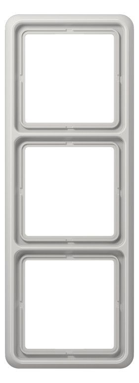 Jung CD583WULG Rahmen 3fach bruchsicher lichtgrau
