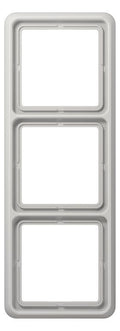 Jung CD583WULG Rahmen 3fach bruchsicher lichtgrau