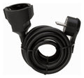 Kopp 143505080 verl Schuko Winkelstecker extra fl (8mm) u.Schuko Kuppl.m.2m ltg