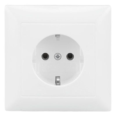 BJ 20 EUJR-914 SCHUKO Steckdose Vollplatte o.Spr. alpinweiß balance SI