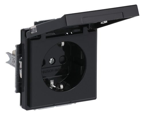 BJ 20 EUKNB-81 SCHUKO Steckdosen-Einsatz anthrazit future linear