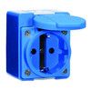Bals 724 Schuko-Wandsteckdose gerade 16A 3p IP44 blau