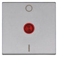 Kopp 491982001 HK07 Flächenwippe 2P m.Linse rot stahl